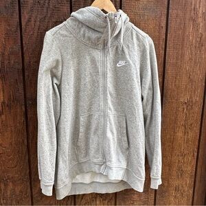 Nike full zip cowl neck sweatshirt